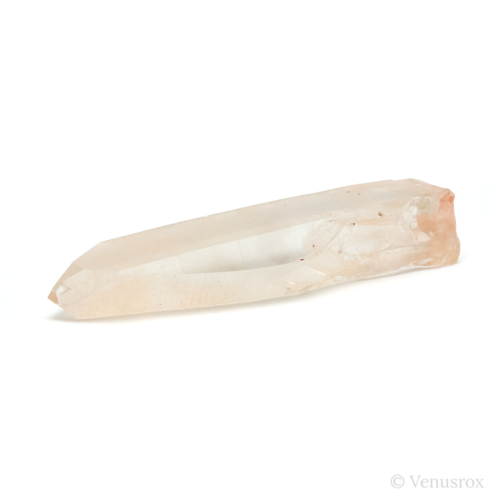 Tangerine Lemurian Quartz Part Polished/Part Natural Point from Brazil | Venusrox