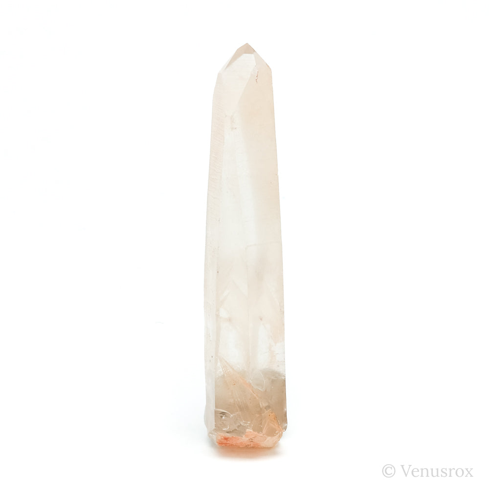 Tangerine Lemurian Quartz Part Polished/Part Natural Point from Brazil | Venusrox