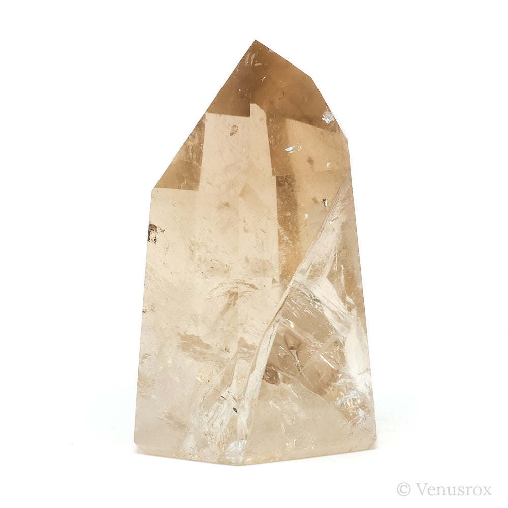 Natural Citrine Phantom Polished Point from Brazil | Venusrox