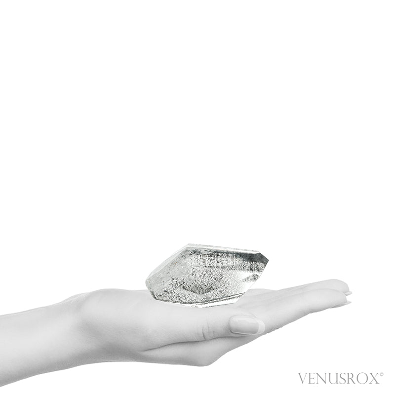 Black Phantom Quartz Polished Crystal from Brazil | Venusrox