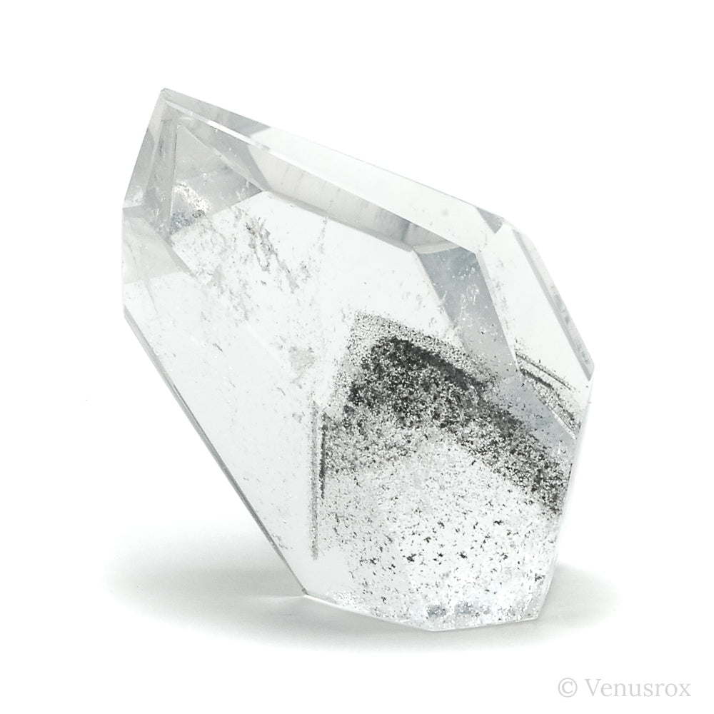 Black Phantom Quartz Polished Point from Brazil | Venusrox