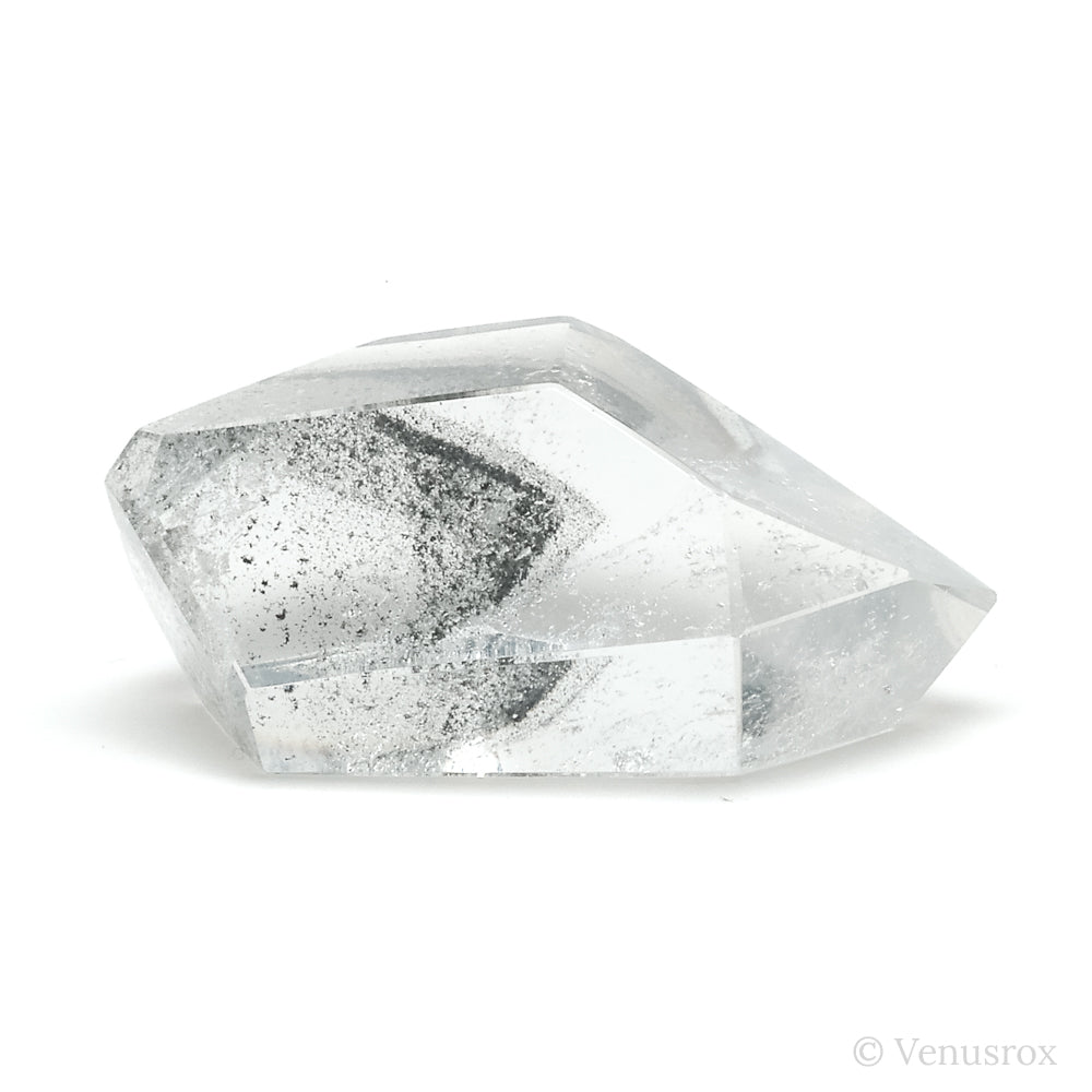 Black Phantom Quartz Polished Point from Brazil | Venusrox