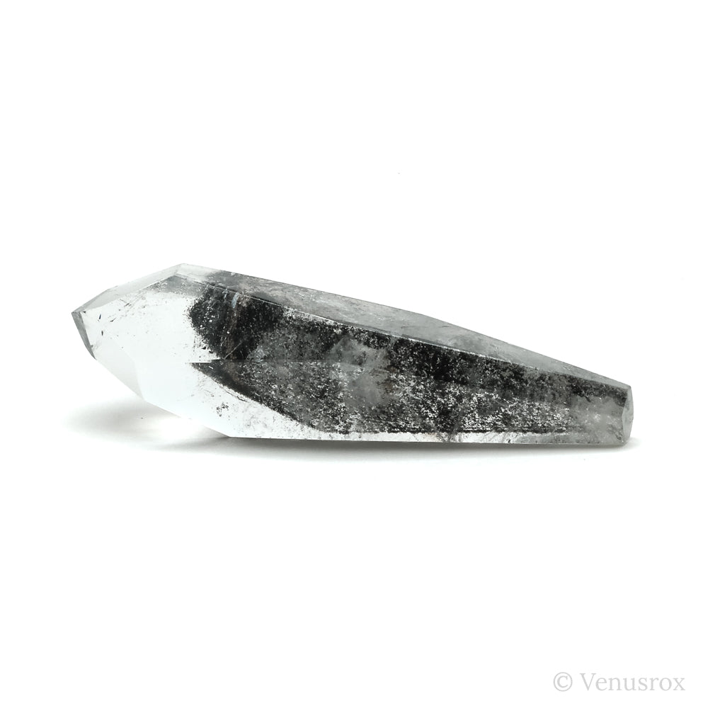 Black Phantom Quartz Polished Point from Brazil | Venusrox