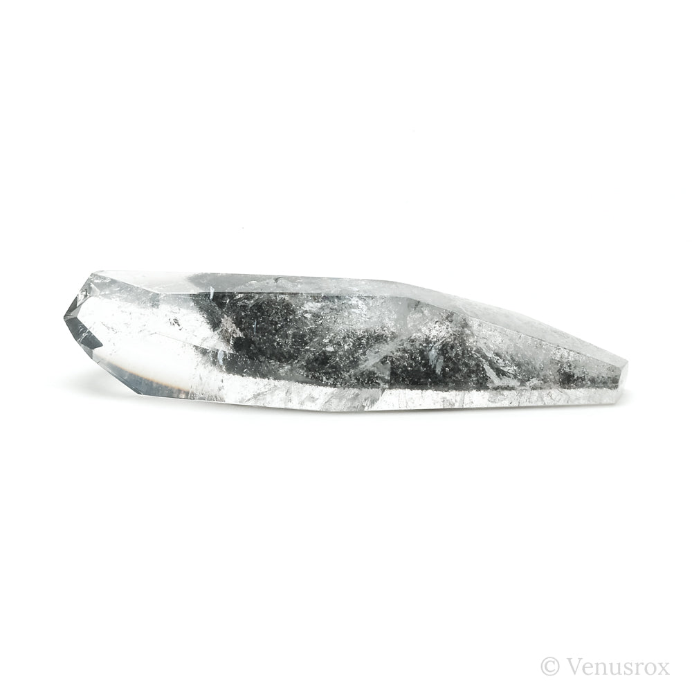 Black Phantom Quartz Polished Point from Brazil | Venusrox
