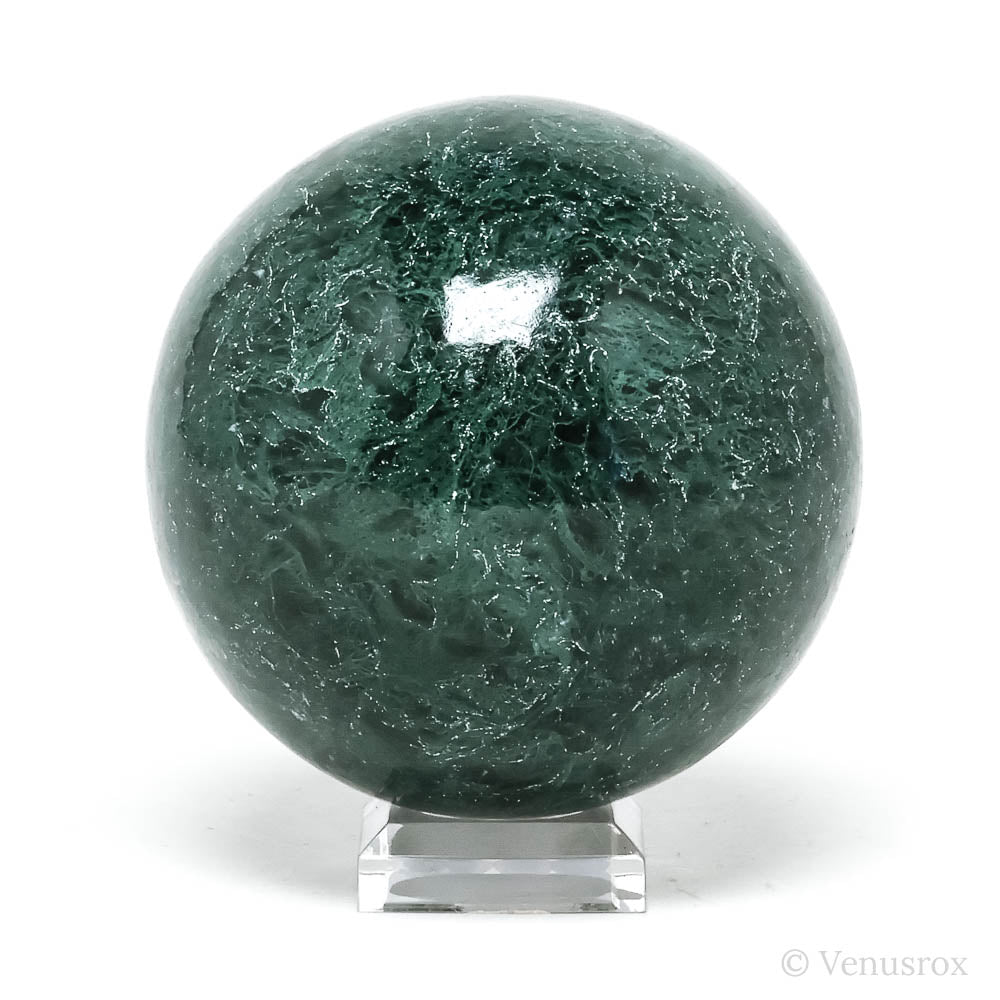 Moss Calcite Polished Sphere from India | Venusrox