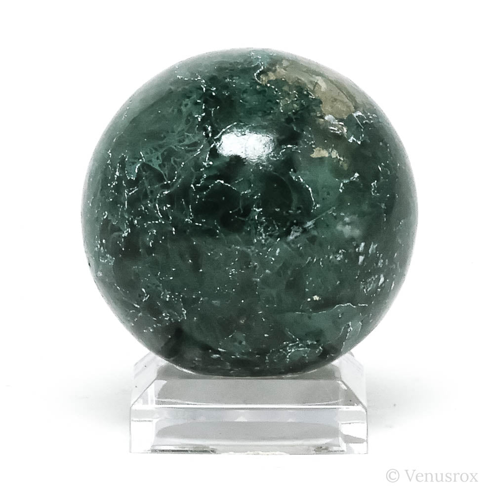 Moss Calcite Polished Sphere from India | Venusrox