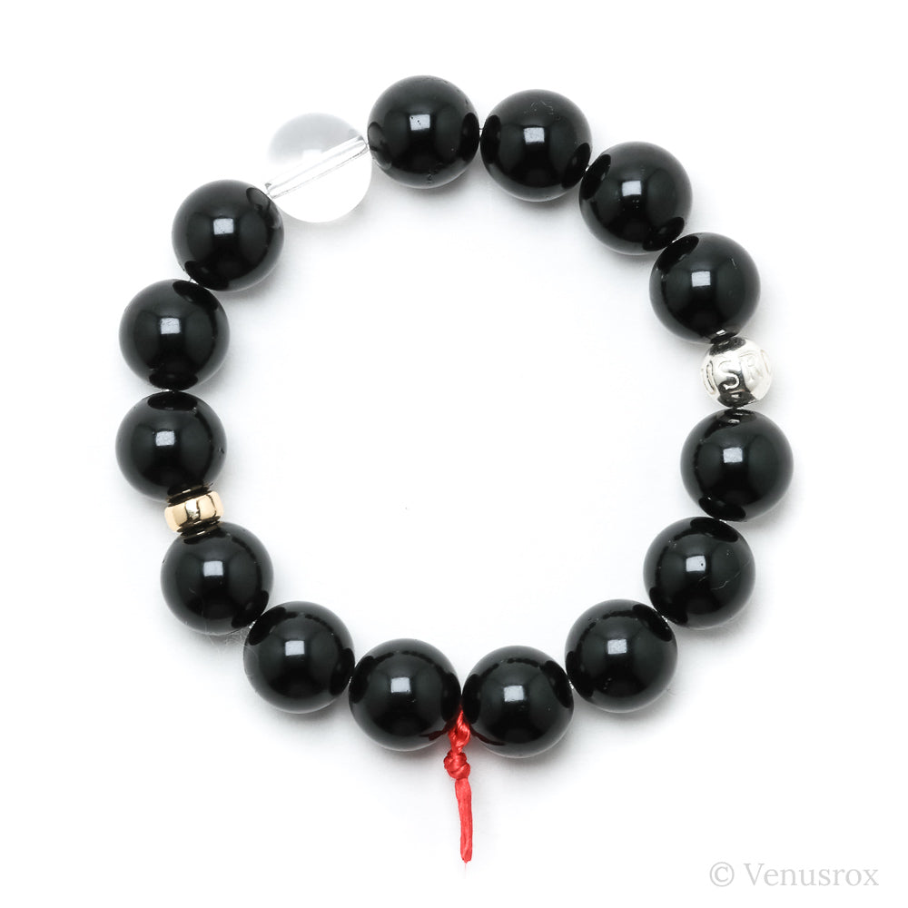 Black Tourmaline Bracelet from Brazil | Venusrox