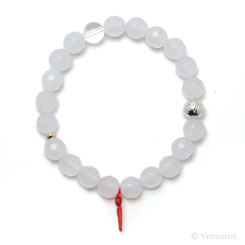 White Agate Bracelet from Brazil | Venusrox