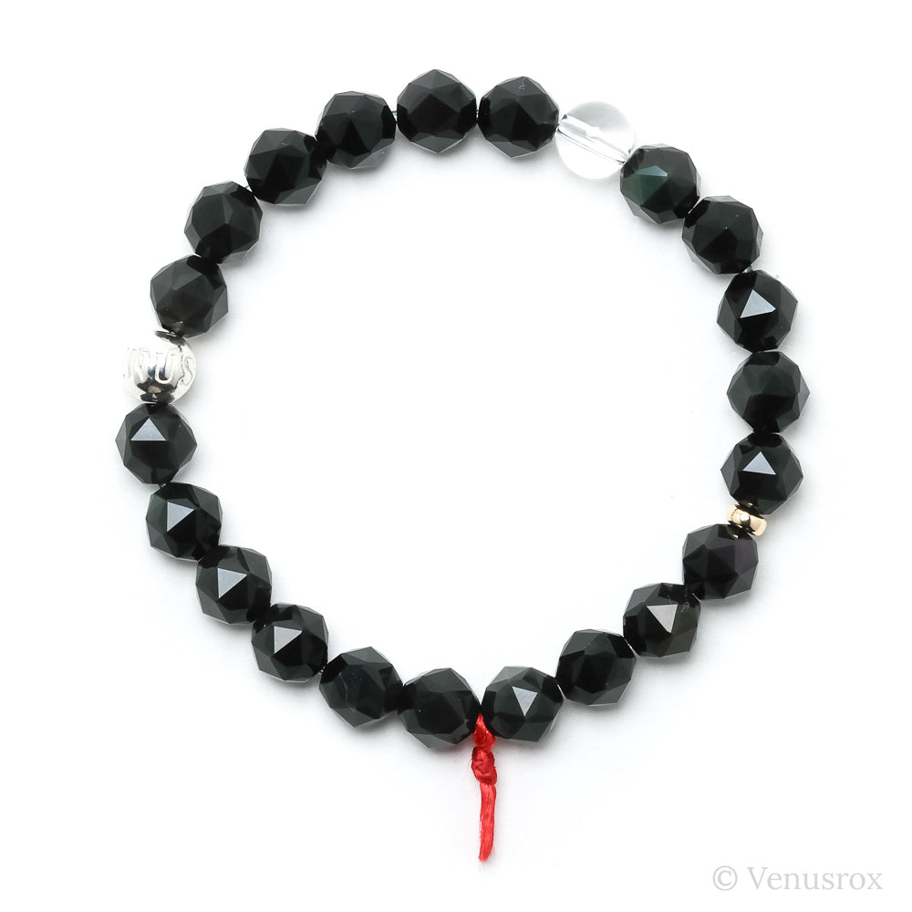 Rainbow Obsidian Bead Bracelet from Mexico | Venusrox