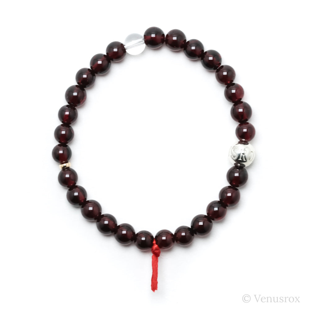 Almandine Garnet Bracelet from India | Venusrox