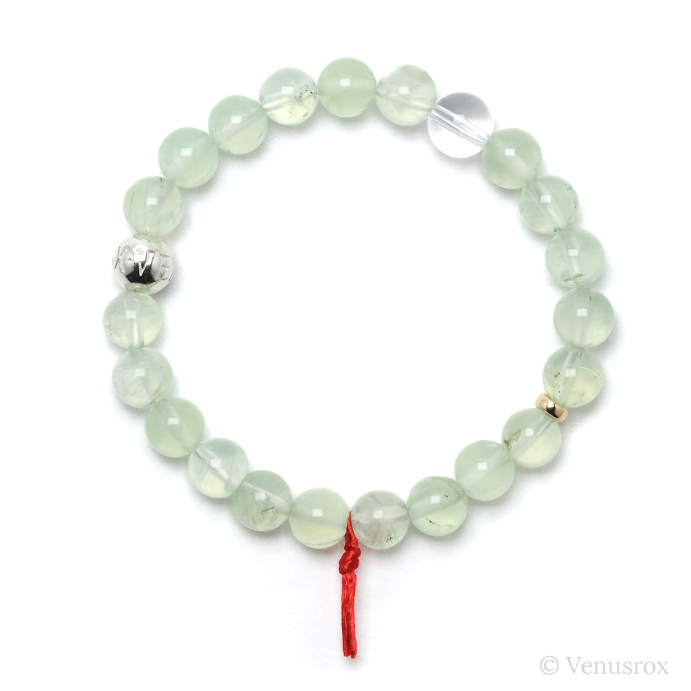 Prehnite Bracelet from Mali | Venusrox