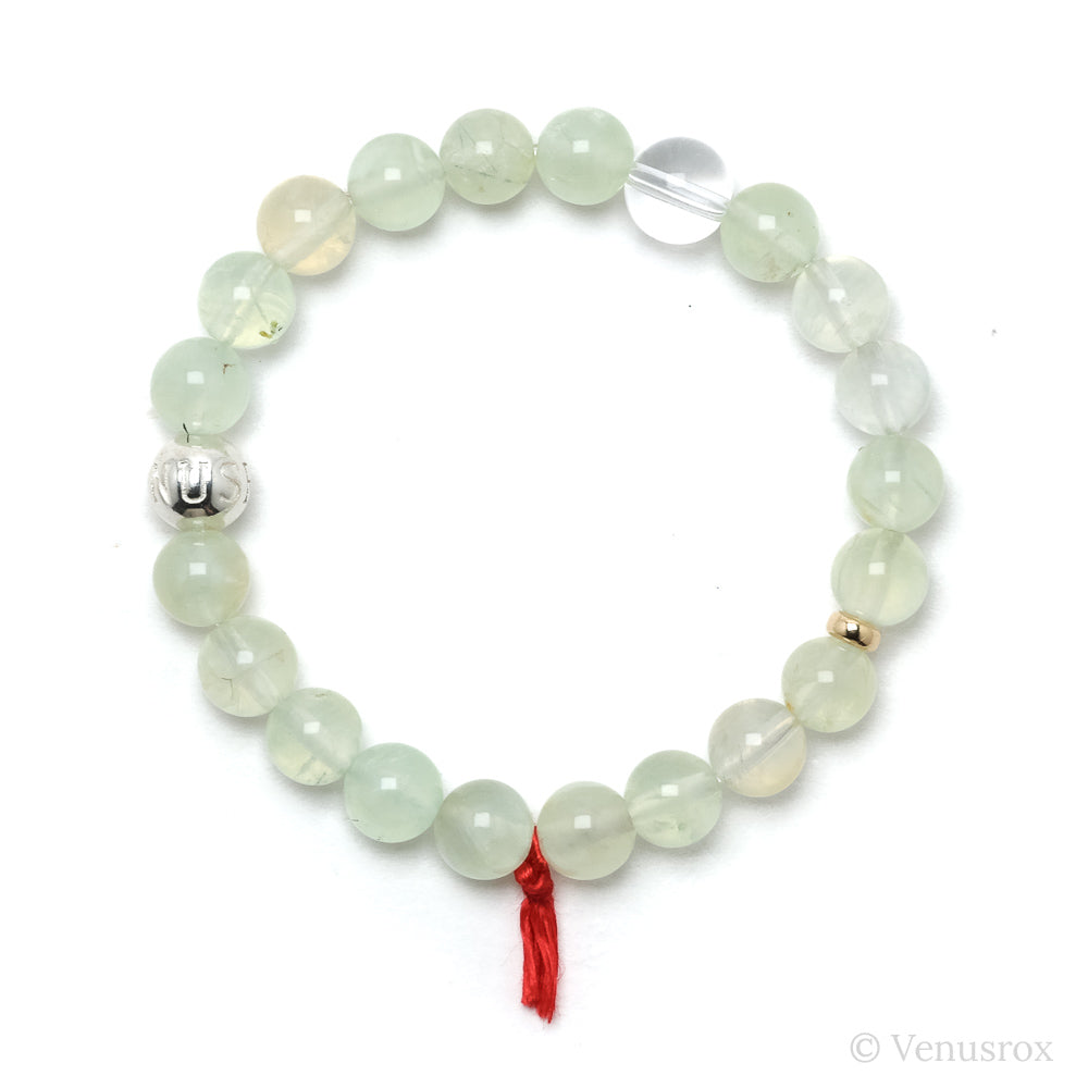 Prehnite Bracelet from Mali | Venusrox