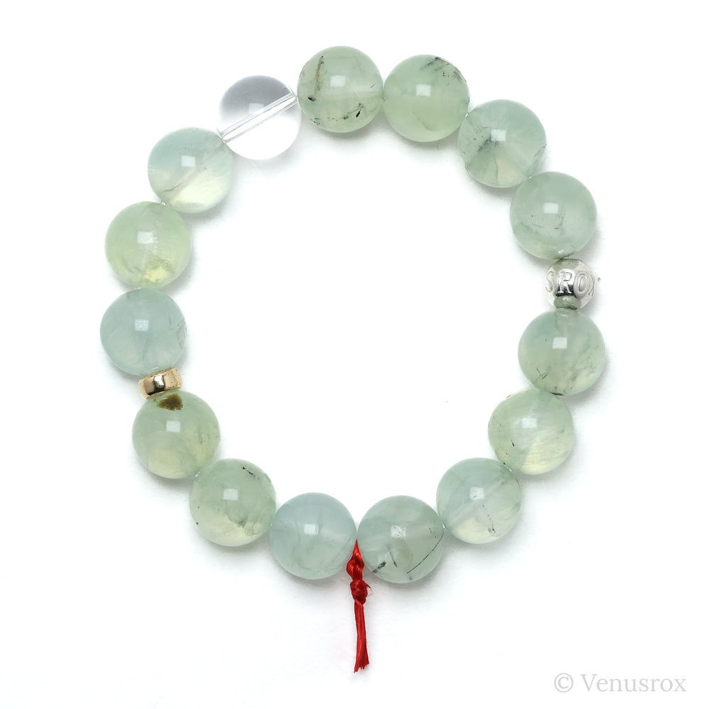 Prehnite with Epidote Bracelet from Mali | Venusrox