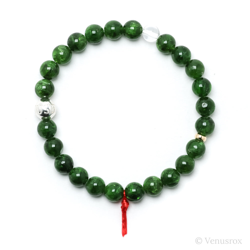 Chrome Diopside Bracelet from Russia | Venusrox