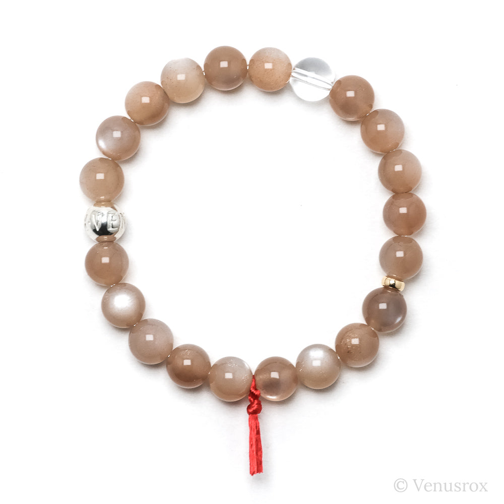 Brown Moonstone Bracelet from India | Venusrox