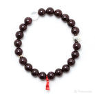 Star Almandine Garnet Bead Bracelet from India | Venusrox