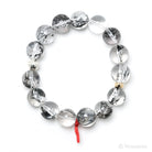 Clear Quartz with Carbon Inclusions Bracelet from Pakistan | Venusrox
