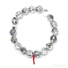 Clear Quartz with Carbon Inclusions Bracelet from Pakistan | Venusrox