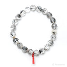 Clear Quartz with Carbon Inclusions Bracelet from Pakistan | Venusrox