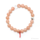 Peach Moonstone Bead Bracelet from India | Venusrox