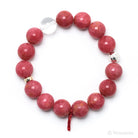 Rhodonite Bead Bracelet from Brazil | Venusrox