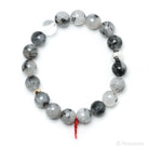 Tourmalinated Quartz Bead Bracelet from Brazil | Venusrox