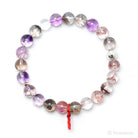 Quartz with Amethyst, Goethite & Hematite Bracelet from Brazil | Venusrox