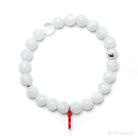 Rainbow Moonstone Bead Bracelet from India | Venusrox