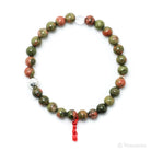 Unakite Bead Bracelet from South Africa | Venusrox