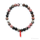 Rhodonite Bead Bracelet from Madagascar | Venusrox