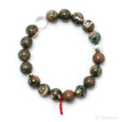 Rhyolite (Rainforest Jasper) Bead Bracelet from Australia | Venusrox