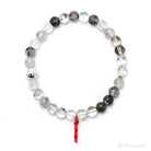 Chlorite/Lodalite Quartz Bead Bracelet from Brazil | Venusrox