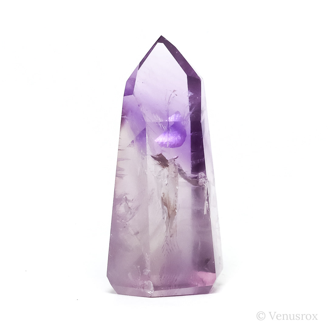 Amethyst Phantom Polished Point from Brazil | Venusrox