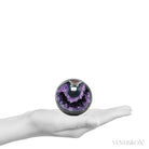 Amethyst with Agate Geode Sphere from Brazil | Venusrox