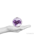 Clear Quartz with Amethyst Geode Sphere from Brazil | Venusrox
