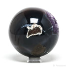 Amethyst with Agate Geode Sphere from Brazil | Venusrox