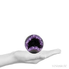 Amethyst with Agate Geode Sphere from Brazil | Venusrox