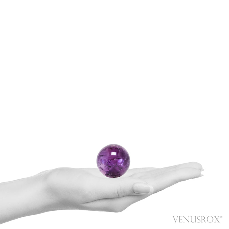 Amethyst Phantom Polished Sphere from Brazil | Venusrox
