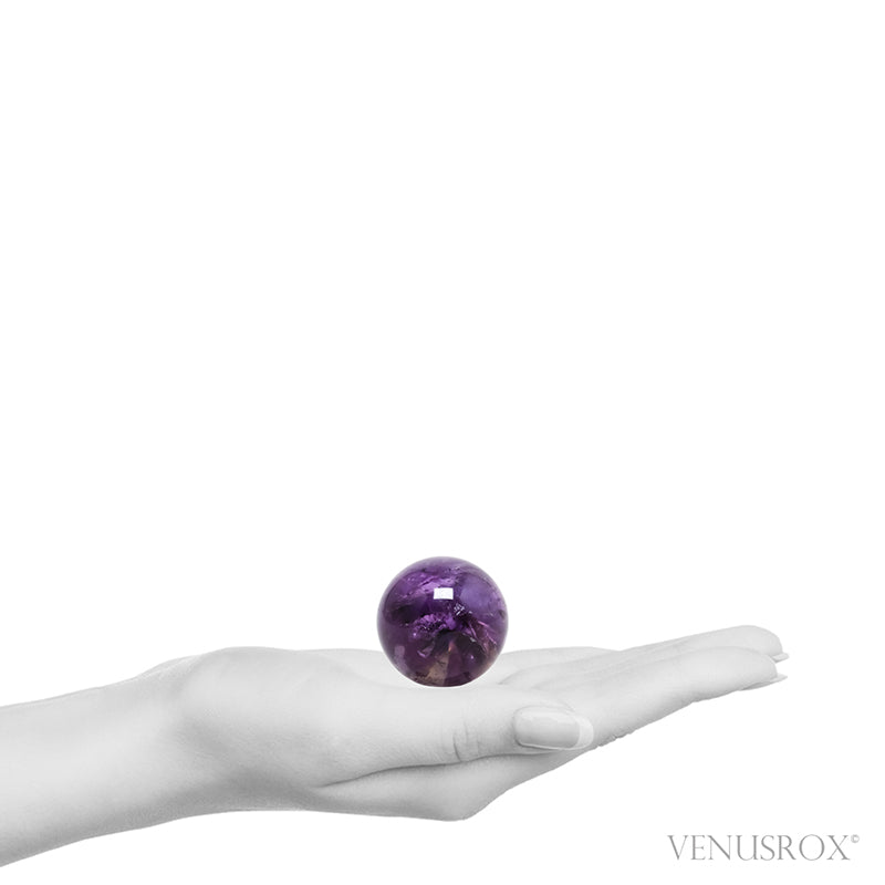 Amethyst Phantom Polished Sphere from Brazil | Venusrox