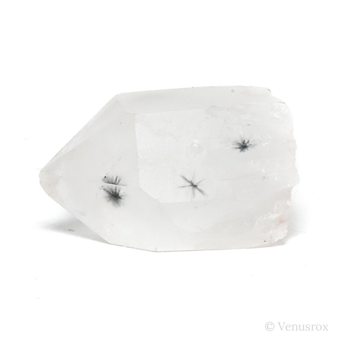 Hollandite Quartz Part Polished/Part Natural Point from Madagascar | Venusrox