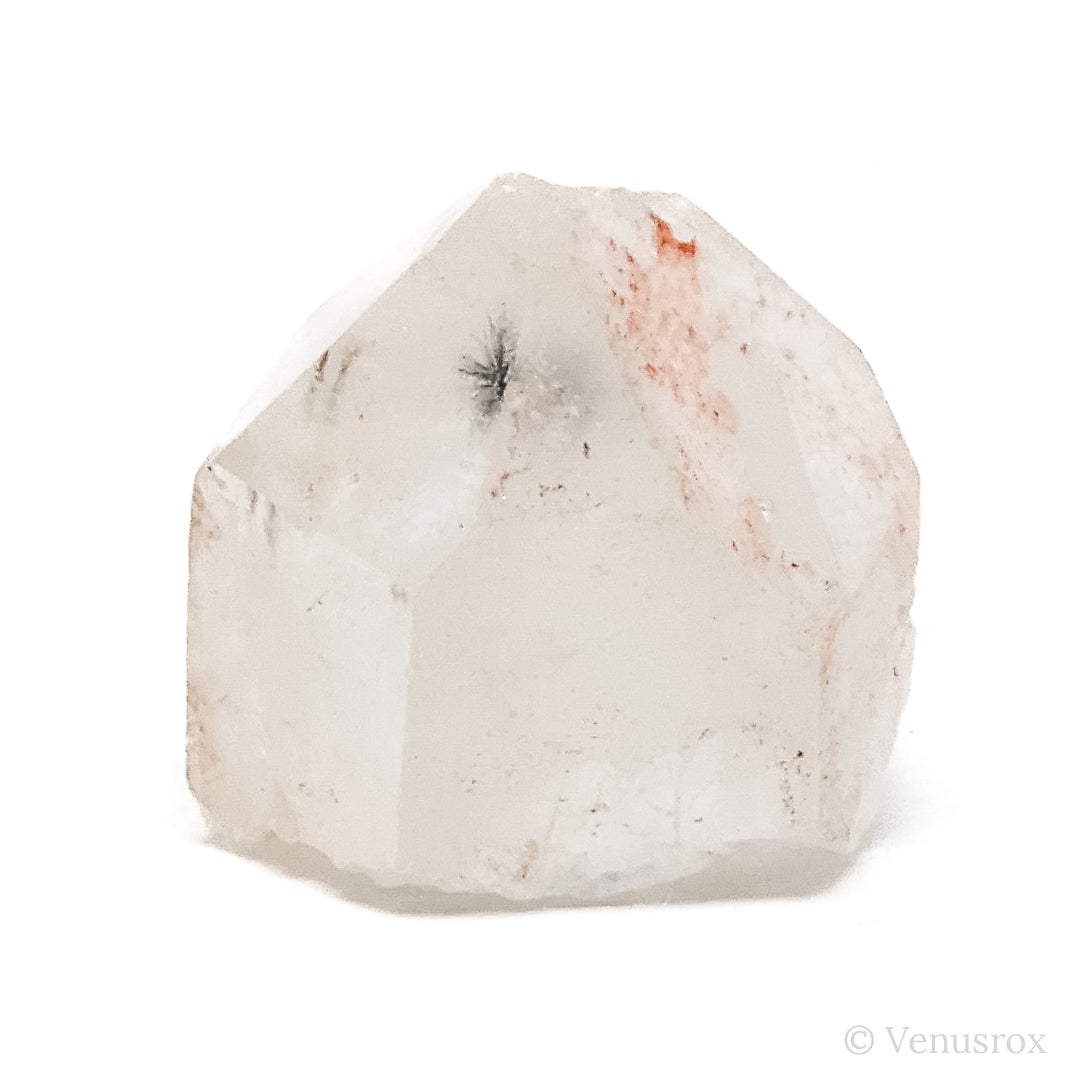 Hollandite Quartz Part Polished/Part Natural Point from Madagascar | Venusrox