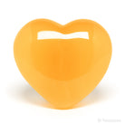 Orange Calcite Polished Heart from Utah, USA | Venusrox