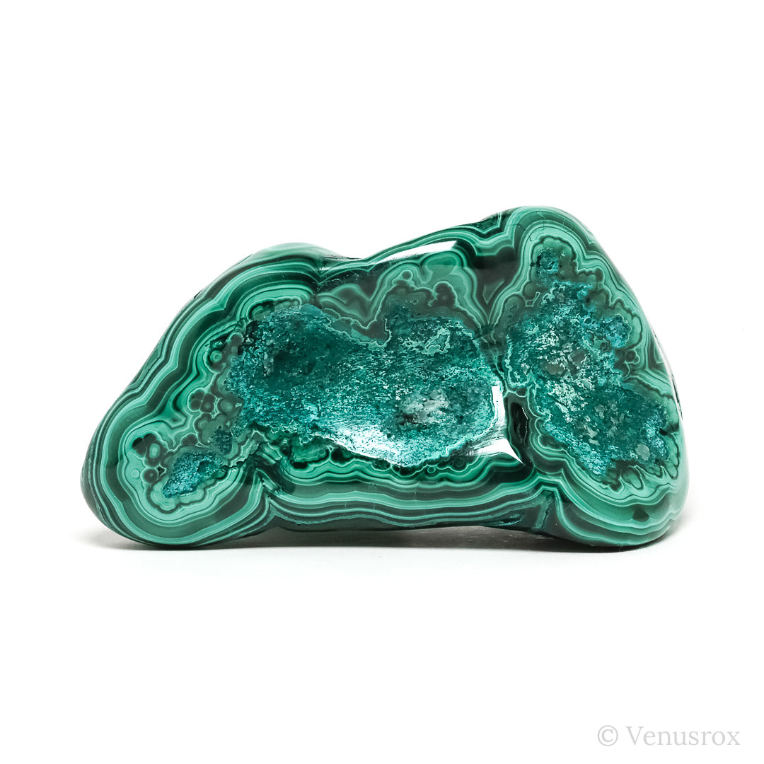 Malachite with Chrysocolla Polished Crystal from the Democratic Republic of Congo | Venusrox