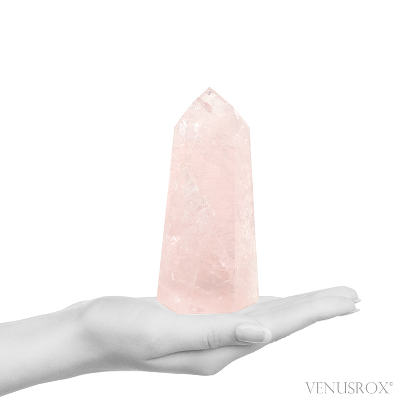 Rose Quartz Polished Point from Madagascar | Venusrox