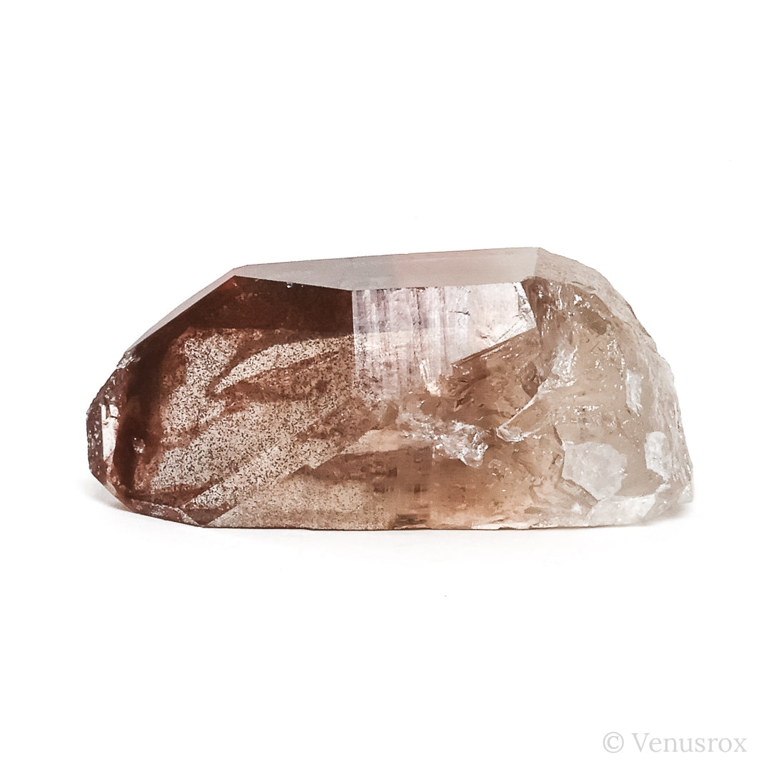 Ferruginous (Red) Quartz Natural Point from Tinejdad, Errachidia Province, Drâa-Tafilalet Region, Morocco | Venusrox