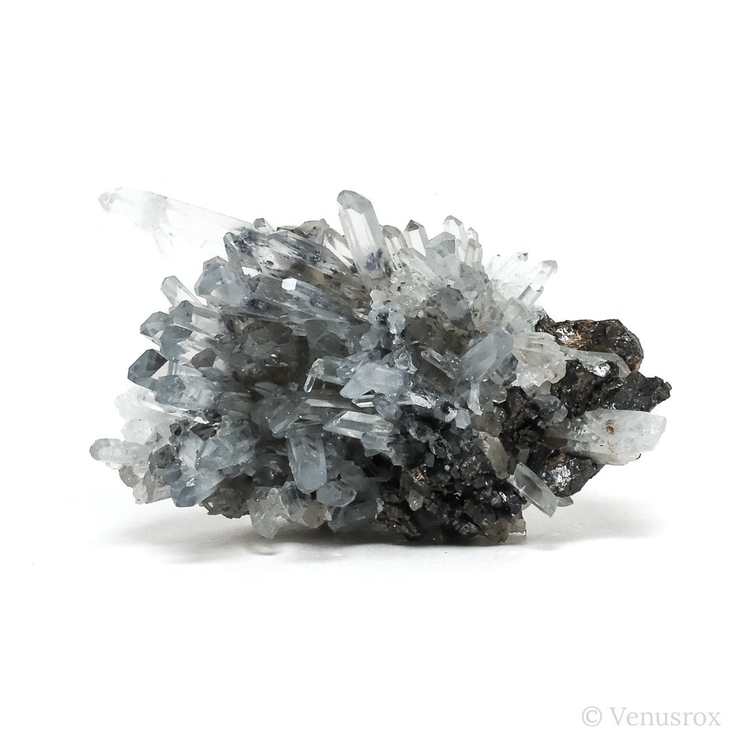 Pyrite with Quartz & Sphalerite Natural Cluster from the Huanzala Mine, Huallanca District, Huanuco Department, Peru | Venusrox