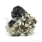 Pyrite with Quartz & Sphalerite Natural Cluster from the Huanzala Mine, Huallanca District, Huanuco Department, Peru | Venusrox