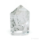 Chlorite Phantom Quartz Polished Point from Madagascar | Venusrox
