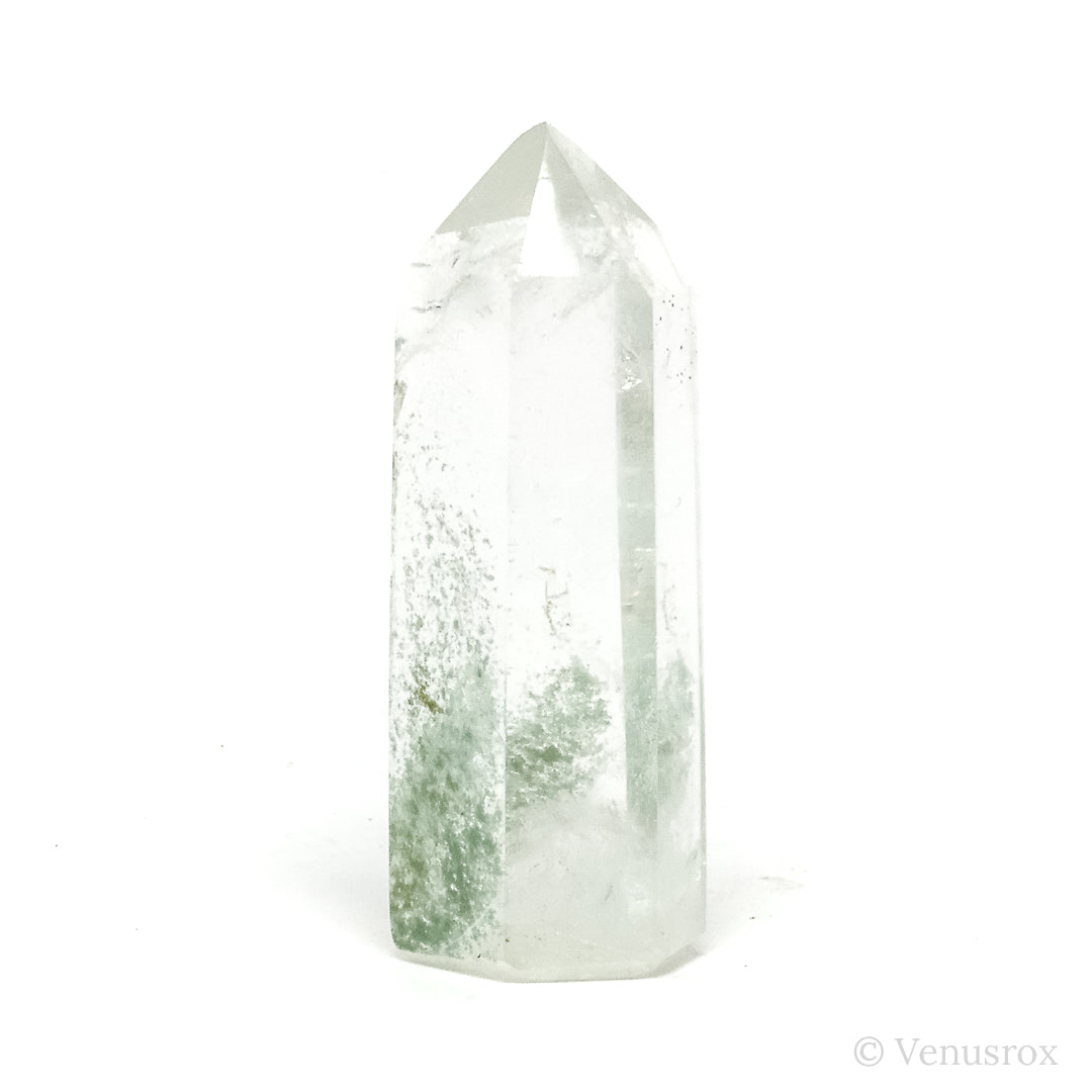 Chlorite Phantom Quartz Polished Point from Madagascar | Venusrox