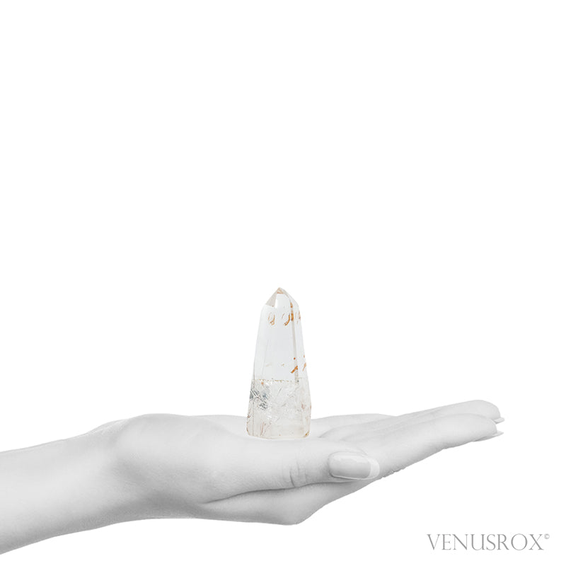 Rutilated Quartz Polished Point from Madagascar | Venusrox